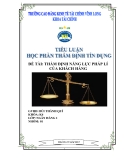 Thẩm định năng lực pháp lý của khách hàng