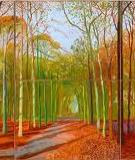 MỘT BỨC TRANH LỚN HƠN của David Hockney: To hơn, tươi hơn, nhưng chẳng nói lên điều gì đặc biệt