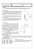 Đề thi kết thúc học phần: Kỹ thuật thuỷ khí  Đề số: 30