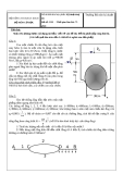 Đề thi kết thúc học phần: Kỹ thuật thuỷ Đề số: 1101