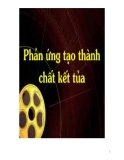 PHẢN ỨNG TẠO KẾT TỦA