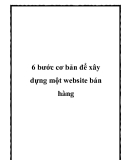 6 bước cơ bản để xây dựng một website bán hàng