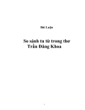 So sanh tu từ trong thơ Trần Đăng Khoa