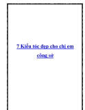 7 Kiểu tóc đẹp cho chị em công sở