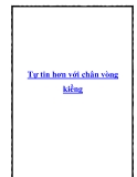 Tự tin hơn với chân vòng kiềng