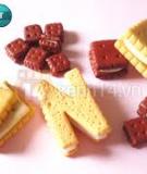 Móc khóa bánh quy chữ chỉ muốn cắn