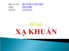 Đề tài về: Xạ khuẩn