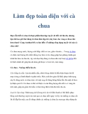 Làm đẹp toàn diện với cà chua