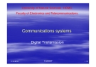 Communications systems Digital Transmission