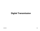 Digital Transmission