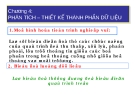 PHÂN TÍCH THIẾT KẾ HỆ THỐNG THÔNG TIN - CHƯƠNG 4: PHÂN TÍCH – THIẾT KẾ THÀNH PHẦN DỮ LIỆU PHÂN TÍCH – THIẾT KẾ THÀNH PHẦN DỮ LIỆU