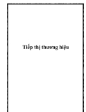 Tiếp thị thương hiệu