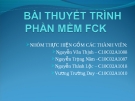 Bài thuyết trình phần mềm FCK