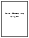 Recency Planning trong quảng cáo