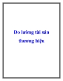 Đo lường tài sản thương hiệu