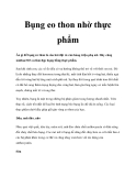 Bụng eo thon nhờ thực phẩm