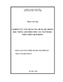 LUẬN VĂN:NGHIÊN CỨU, XÂY DỰNG ỨNG DỤNG HỆ THỐNG HỌC TIẾNG ANH THEO NHU CẦU NGƯỜI HỌC TRÊN THIẾT BỊ DI ĐỘNG