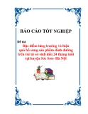 Luận văn: Đặc điểm tăng trưởng và hiệu quả bổ sung sản phẩm dinh dưỡng trên trẻ từ sơ sinh đến 24 tháng tuổi tại huyện Sóc Sơn- Hà Nội