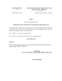 Lệnh số 09/2012/L-CTN 