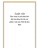 Luận văn: Thực trạng và giải pháp thúc đẩy hoạt động tiêu thụ sản phẩm ở nhà máy Thiết Bị Bưu Điện