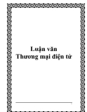 Luận văn Thương mại điện tử