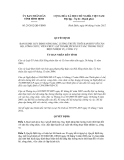 Quyết định số 29/2012/QĐ-UBND 