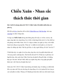 Chiều Xuân - Nhan sắc thách thức thời gian