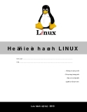 HỆ ĐIỀU HÀNH LINUX - THS. ĐÀO QUỐC PHƯƠNG