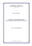 Luận văn: TÁC ĐỘNG VÀ GIẢI PHÁP KIỂM SOÁT DÒNG VỐN ĐẦU TƯ NƯỚC NGOÀI VÀO VIỆT NAM