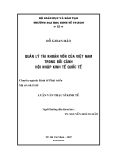 Luận văn: QUẢN LÝ TÀI KHOẢN VỐN CỦA VIỆT NAM TRONG BỐI CẢNH HỘI NHẬP KINH TẾ QUỐC TẾÁ