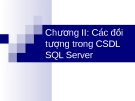 Chương II: Cac đối tượng trong CSDL SQL Server