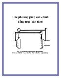 Các phương pháp cân chỉnh đồng trục (cân tâm) 