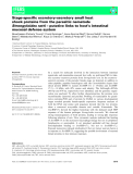 Báo cáo khoa hoc : Stage-speciﬁc excretory–secretory small heat shock proteins from the parasitic nematode Strongyloides ratti – putative links to host’s intestinal mucosal defense system