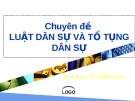 LUẬT DÂN SỰ VÀ TỐ TỤNG DÂN SỰ