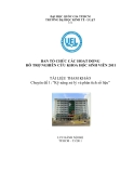 Chuyên đề 1: “Kỹ năng xử lý và phân tích số liệu”
