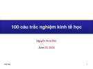 100 câu trắc nghiệm kinh tế học