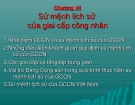 Sứ mệnh lịch sử của giai cấp công nhân trong văn kiện đại hội
