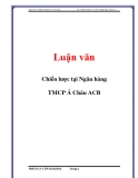  Luận văn: Chiến lược tại Ngân hàng TMCP Á Châu ACB