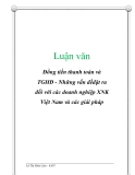  Luận văn: Đồng tiền thanh toán và TGHĐ - Những vấn đềđặt ra đối với các doanh nghiệp XNK Việt Nam và các giải pháp