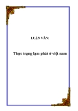Luận văn tốt nghiệp: Thực trạng lạm phát ở việt nam 
