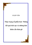 LUẬN VĂN:  Thực trạng cổ phần hoá- Những kết quả tích cực và những khó khăn cần tháo gỡ