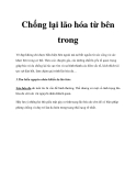 Chống lại lão hóa từ bên trong