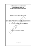 Tìm hiểu về công nghệ Blutooth và viết ứng dụng minh họa