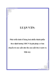 Luận văn tốt nghiệp: Phát triển kinh tế hàng hoá nhiều thành phần theo định hướng XHCN là giải pháp cơ bản chuyển từ sản xuất nhỏ lên sản xuất lớn ở nước ta hiện nay