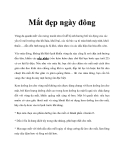 Mắt đẹp ngày đông