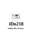 Hướng dẫn sử dụng iDo218