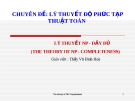 CHUYÊN ĐỀ: LÝ THUYẾT ĐỘ PHỨC TẠP THUẬT TOÁN