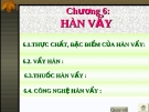 PHẦN 3: CÔNG NGHỆ HÀN - Chương 6: HÀN VẨY			