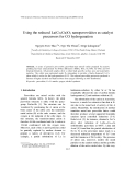 Báo cáo " Using the reduced La(Co,Cu)O3 nanoperovskites as catalyst precursors for CO hydrogenation "