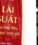 Tuýt còi hiện tượng lách trần lãi suất tiền gửi